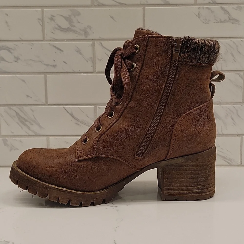 Softmoc Topanga Ankle Boots Brown Size EU 38 US 7 - Picture 4 of 11